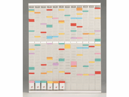 Jaarplanner Met 13 Panelen, 54 Sleuven