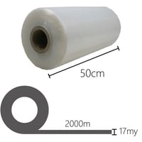 Machinewikkelfolie 50cm breed17my