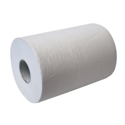 Papieren handdoekrol cellulose, zuiver wit, 2-laags breedte 215 mm, VE à 6 rollen artikel afbeelding