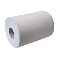 Papieren handdoekrol cellulose, zuiver wit, 2-laags breedte 215 mm, VE à 6 rollen