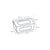 FSC® kraft/PLA coated lunchbox+venster 110x90x63mm