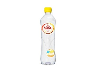 SPA Touch of Lemon Mineraalwater, Koolzuurhoudend, Petfles, 0,5l (pak 6 x 500 milliliter) artikel afbeelding