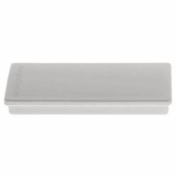 Rechthoekige magneet, b x l x h = 19x54x8 mm, VE = 60 stuks, grijs artikel afbeelding