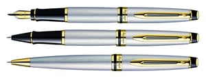 Balpen Waterman Expert stainless steel GT medium