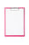 Klembord MAUL A4 staand neon roze
