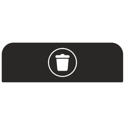 Configure Recyclingstation Paneel Landfill EN 87 ltr, Rubbermaid