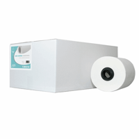 Euro Motion handdoekrol, 140 meter x 23 cm, 2-laags verlijmd, 100% cellulose, 6 rollen per foliepak, voorzien van ECO-keurmerk