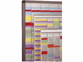 Nobo T-kaart systeem Paneel 54 gleuven, 96 x 955 mm, formaat 3 artikel afbeelding
