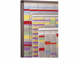 Nobo T-kaart systeem Paneel 54 gleuven, 96 x 955 mm, formaat 3
