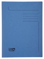 Dossiermap Exacompta Clean'Safe 2kleppen blauw