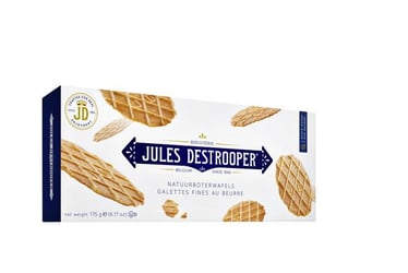 Natuurboterwafel Jules Destrooper 175gr artikel afbeelding