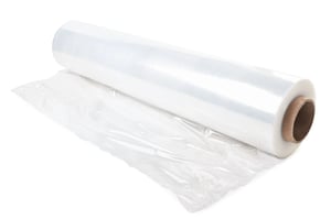 LDPE Verpakkingsfolie 1200cm x 100meter, dikte 50 micron, transparant