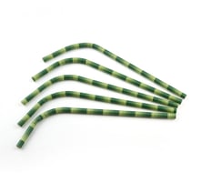 Buigrietje papier (FSC®) bamboe look, ø 7 mm / 24cm