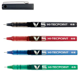 ROLLERPEN PILOT HI-TECPOINT V5 0.3MM Rood