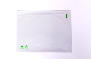 Zelfklevende Paklijst Enveloppen LDPE 60% Recycled, C5, 225x165, Transparant