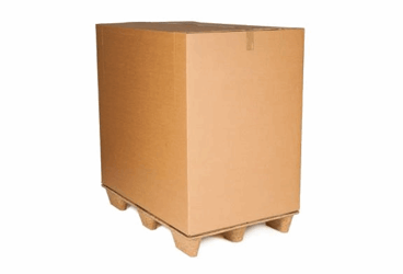 Palletbox 1180x780x1070mm, kleur bruin, driedubbele golf 15mm artikel afbeelding