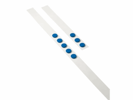 Wandlijst Desq 100cm met 5 blauwe magneten 32mm