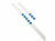 WANDLIJST DESQ 100CM MET 5 MAGNETEN 32MM BLAUW artikel afbeelding