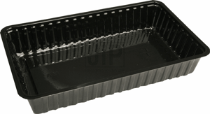 A-Bakje Type A21 205x122x36 PS Zwart Inhoud 700CC.Doosinhoud 500 St.
