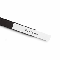 magnetoflex® U-vormig profiel, VE = 30 stuks, h x b = 15x80 mm, zwart