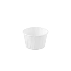 Bakje papier (FSC®) rond wit 3.25oz / 96ml , ø 66 x h42mm