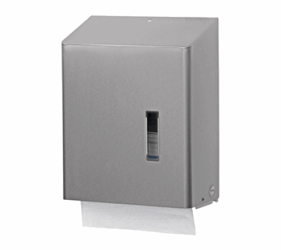 Santral Classic RVS handdoekdispenser Maxi, Z-fold en C-fold Art.nr 386900 artikel afbeelding