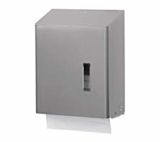 Santral Classic RVS handdoekdispenser Maxi, Z-fold en C-fold Art.nr 386900