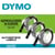 Labeltape Dymo 3D 9mmx3m wit op zwart blister à 3 stuks