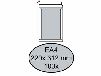 ENVELOP QUANTORE BORDRUG EA4 220X312 ZK 120GR WIT artikel afbeelding
