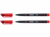 VILTSTIFT STABILO OHP 842/40 ROND 0.6MM F ROOD  artikel afbeelding