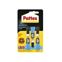 Secondelijm Pattex super gel 3gr 2+1 gratis artikel afbeelding