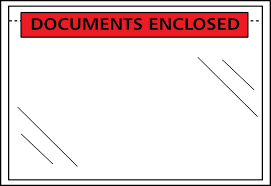 JIPSNEL Doculop© C5 Documents Enclosed- Paklijst enveloppen