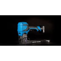 Handtacker met LED-statusweergave en crosslaser accugevoed