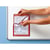 Magnetische infohoes A3, b x h = 312x435 mm frame rood, VE = 10 stuks