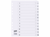 Staples Tabbladen wit karton 11 rings, A4, bedrukte tabs, 1-12 (set 12 vel) artikel afbeelding