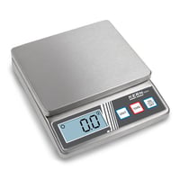 Compacte weegschaal flexibel inzetbaar weegbereik tot 500 g, afleesbaarheid 0,1 g, weegplaat 125x155 mm