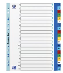 Tabbladen Oxford A4+ 11-gaats 20-delig A-Z PP kleur artikel afbeelding