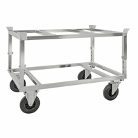 Rijframe voor pallets, verzinkt hoogte 655 - 835 mm