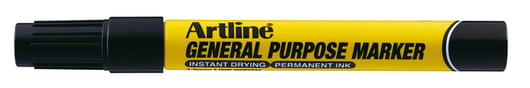 Viltstift Artline General purpose zwart