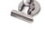 Papierklem MAUL Bulldog met magneet 30mm capaciteit 10mm zilver 2 stuks
