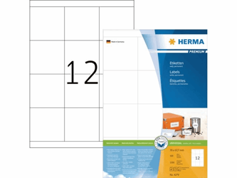 ETIKET HERMA 4279 70X67.7MM PREMIUM A4 1200ST artikel afbeelding