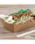 FSC® kraft/PLA coated snackbakje 150x85x43mm A14