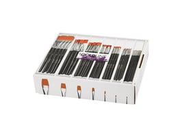 Creotime Penseel Gold Line plat assorti/pk30 (doos 84 stuks)