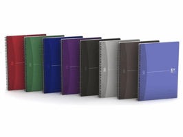 Oxford Office Essentials spiraalblok A4, geruit (pak 5 stuks)