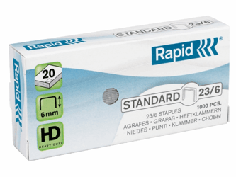 NIETEN RAPID 23/6 GEGALV STANDAARD 1000ST artikel afbeelding