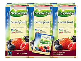 Pickwick Professional Forest Fruit, theezakjes, doos, 38 g (pak 75 stuks) [VERPAKKING75ST]