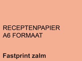 Receptpapier Fastprint A6 80gr zalm 2000 vel