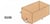 Palletdoos 1180x780x790mm bruin, BC-golf, F0200 zonder kleppen
