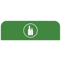 Informatiebord Configure™ voor bakken van 87 liter (Diepte: 489 mm; Kleur: Groen; Uitvoering: glas)