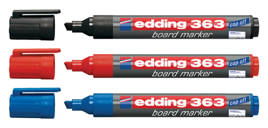 Edding Whiteboard marker 363 1 - 5 mm, blauw (doos 10 stuks)